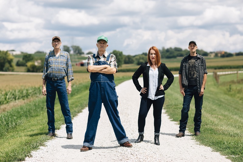Eminent Domain family guards road
